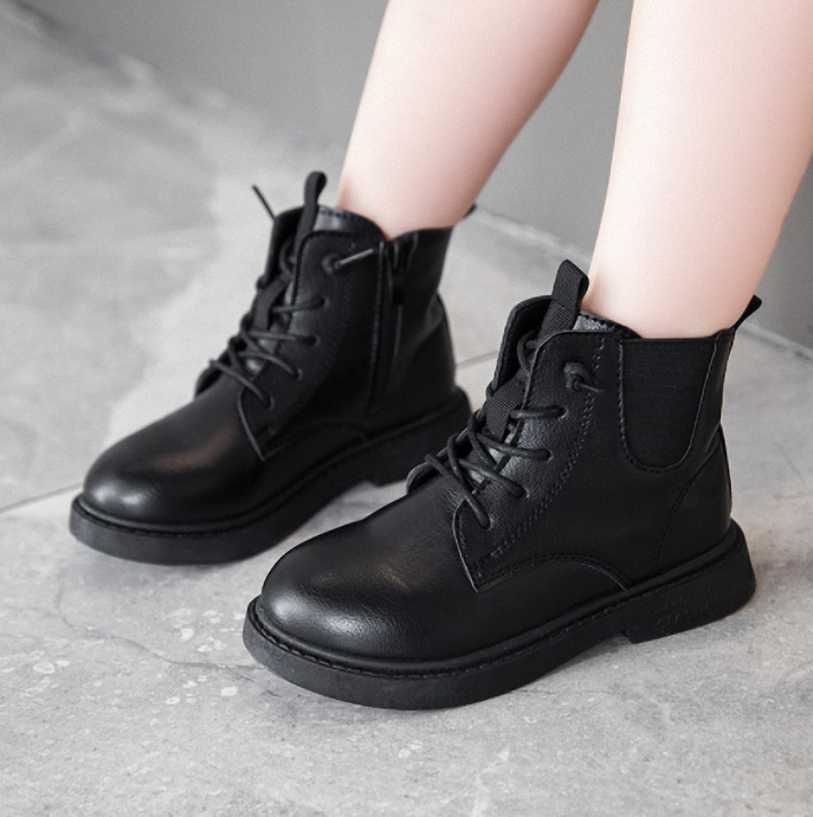 Giày Boot da cho bé gái phong cách hàn quốc (mẫu mới nhất ) - GB108