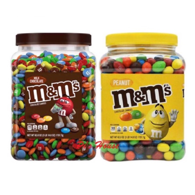 (Hcm) Socola M&M Hộp 1.7Kg Mỹ| - Hộp Đen