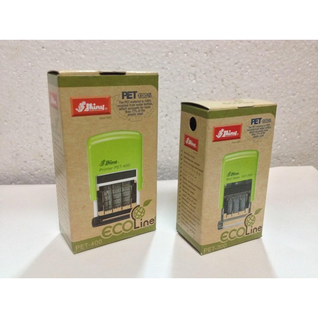 Con dấu đóng ngày tháng năm (date) Shiny PET-300 chuyên dụng + mực chuyên dụng