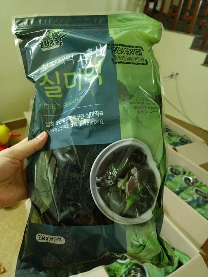 Rong biển khô nấu canh hàn quốc gói 200g - tkvt1