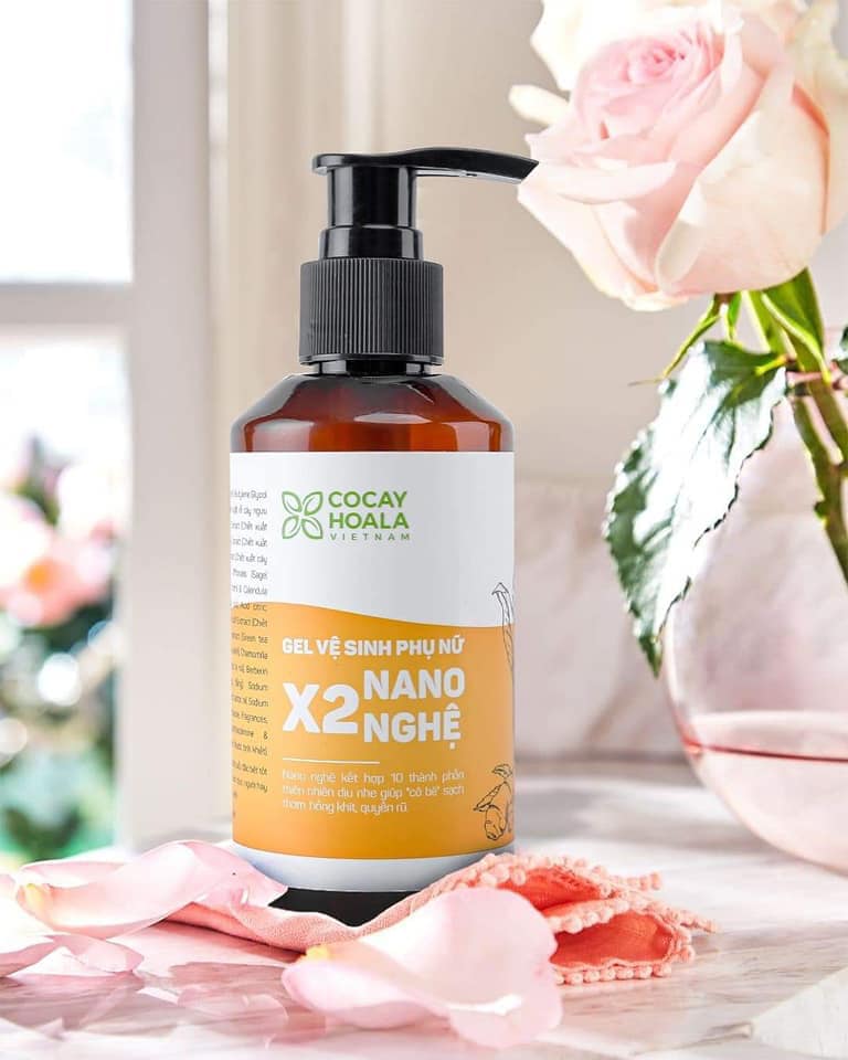 Gel ddvs phụ nữ x2 Nano nghệ [ngăn ngừa viêm nhiễm phụ khoa, kháng viêm, mùi, hồng xinh se khít]