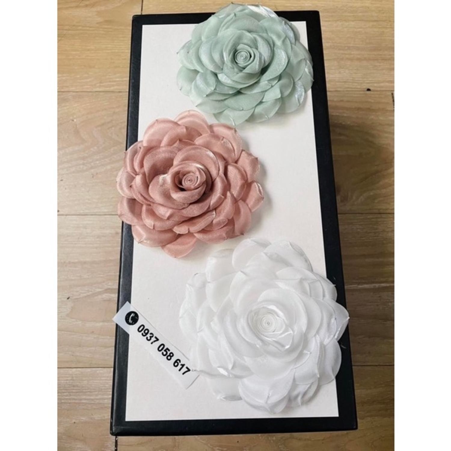 Hoa cài áo lụa cao cấp [Hoacaiaodep.com - Hann Handmade]