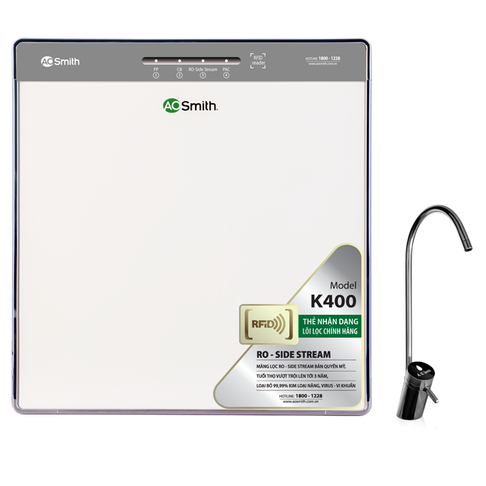 [Trả góp 0%]Máy lọc nước AO Smith K400