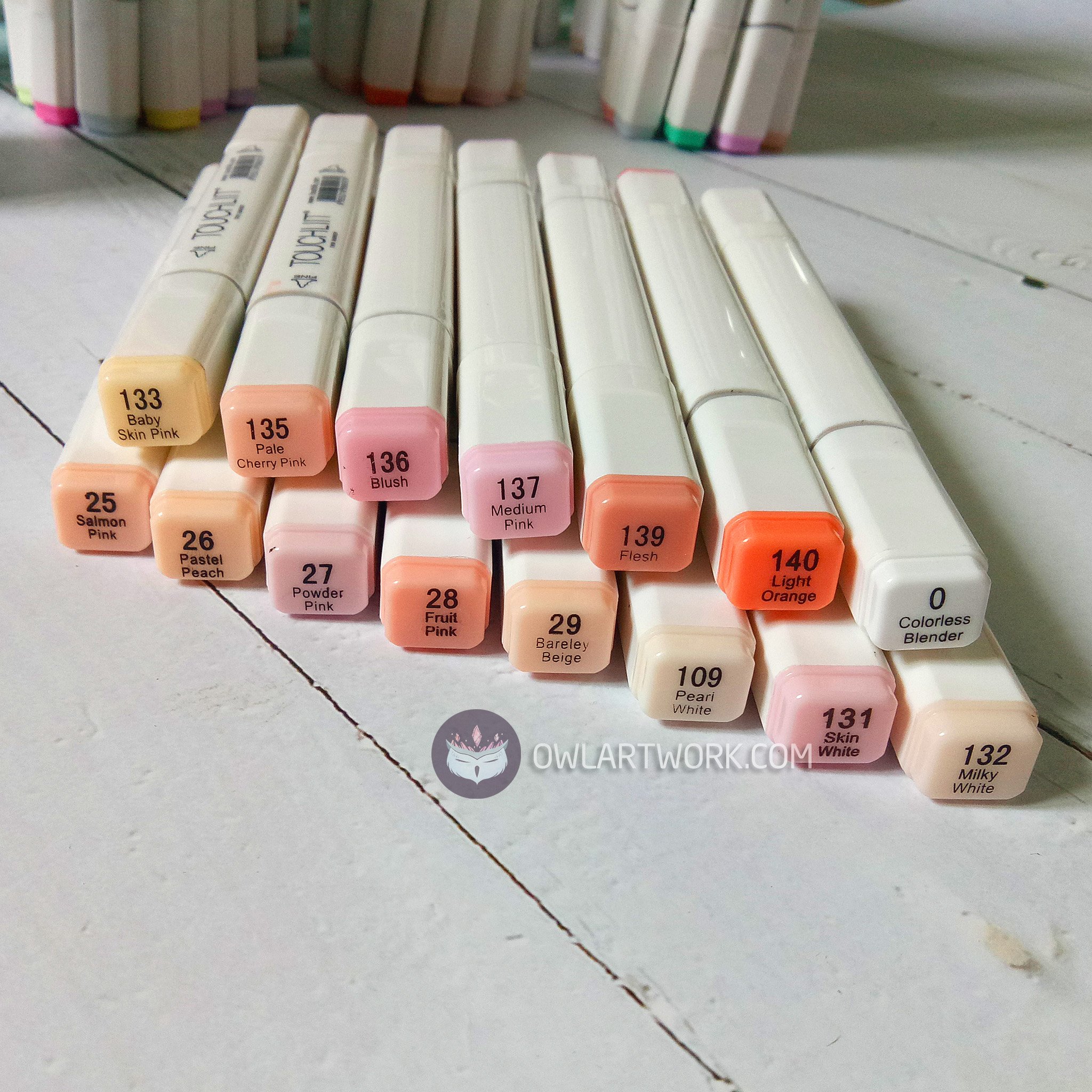 [HCM]CÂY LẺ - Bút Marker TOUCHLIIT Tone Màu Da - Skin Tone