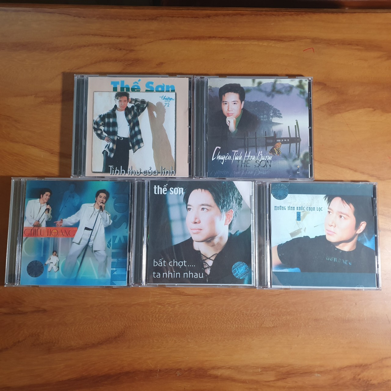 [MDCD] Bộ 5 Đĩa CD phôi PHONO Thế Sơn Chọn Lọc