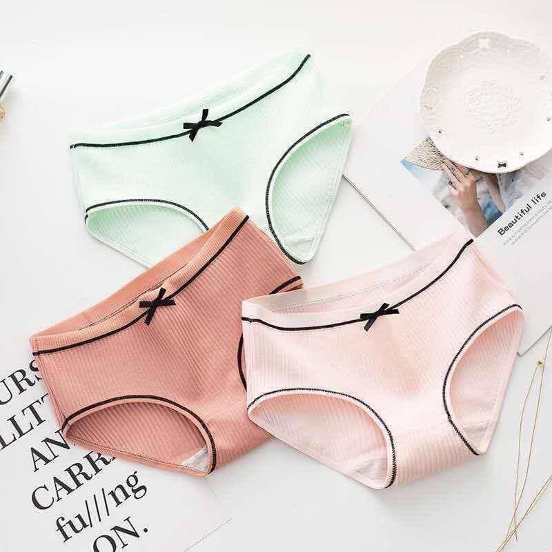 Set 5c quần lót, quần chip nơ gân tăm