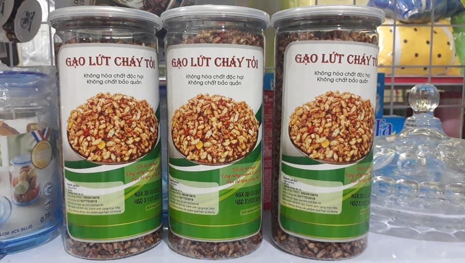 GẠO LỨT CHÁY TỎI - combo 2 hộp 300G