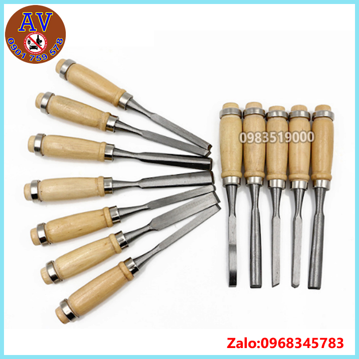 Bộ đục gỗ 12 món
