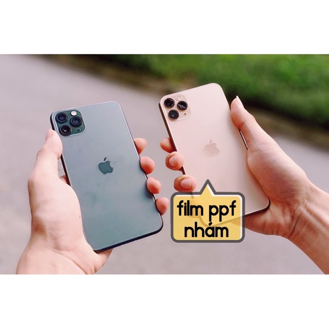 DÁN PPF NHÁM AG CHỐNG VÂN TAY MẶT SAU DÀNH CHO IPHONE