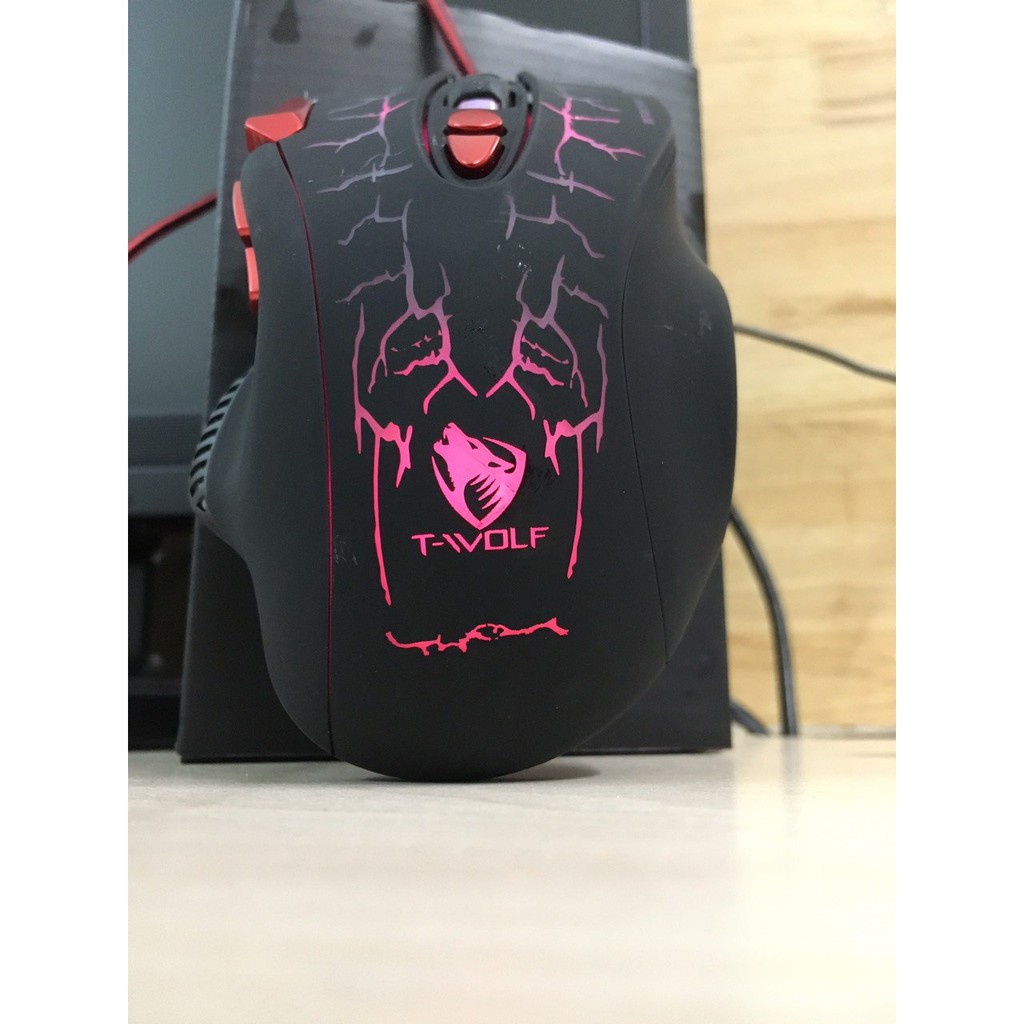 Chuột Máy Tính Mouse T - Wolf G550 Gaming Có Dây Cổng Usb