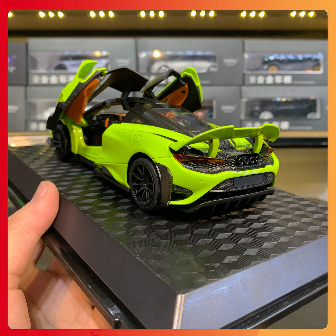 Mô hình xe Mclaren 765LT tỉ lệ 1:24 MSZ