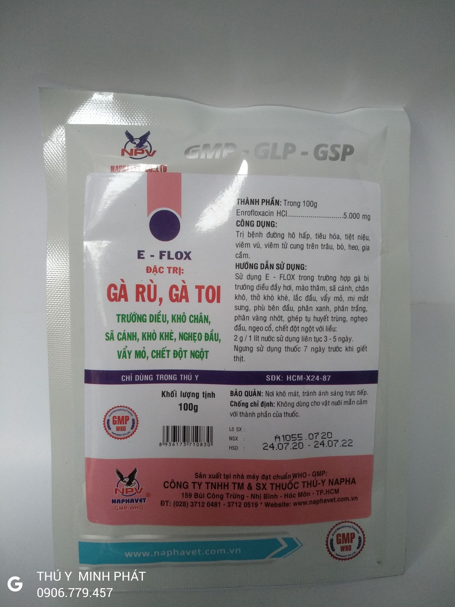 Gà rù gà toi gói 100g