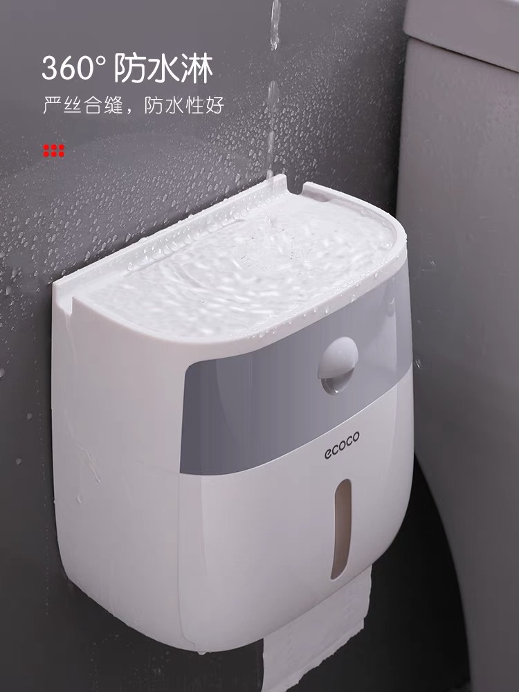 Hộp đựng giấy vệ sinh 2 in 1 ECOCO E1804 dành cho nhà đẹp