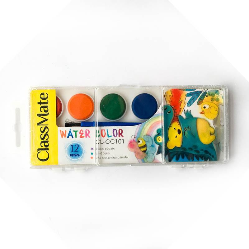(Chứng nhận ISO:9001 ) Màu nước 12 màu CLASSMATE CL-CC101
