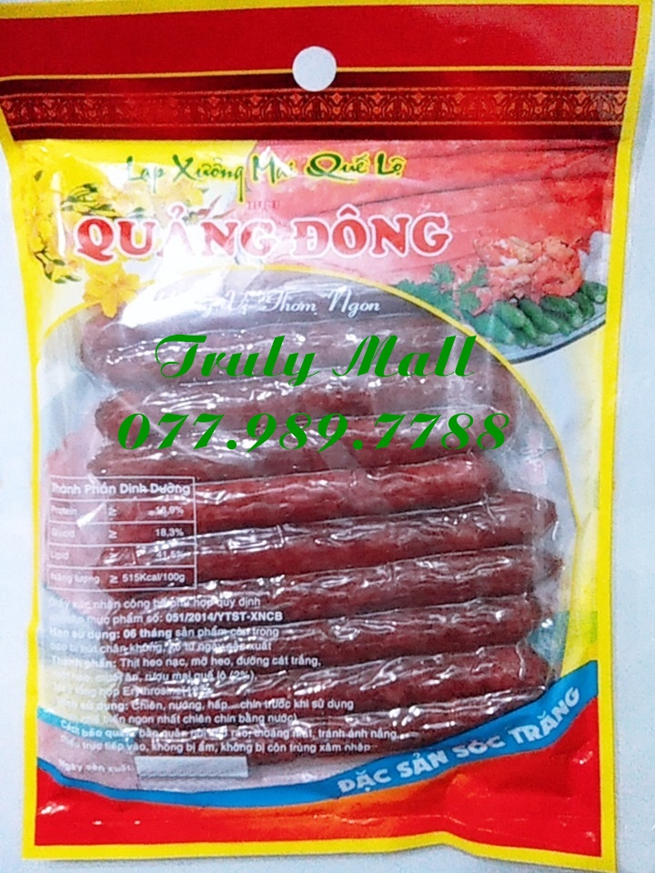 500gr Lạp Xưởng Quảng Đông - Sóc Trăng