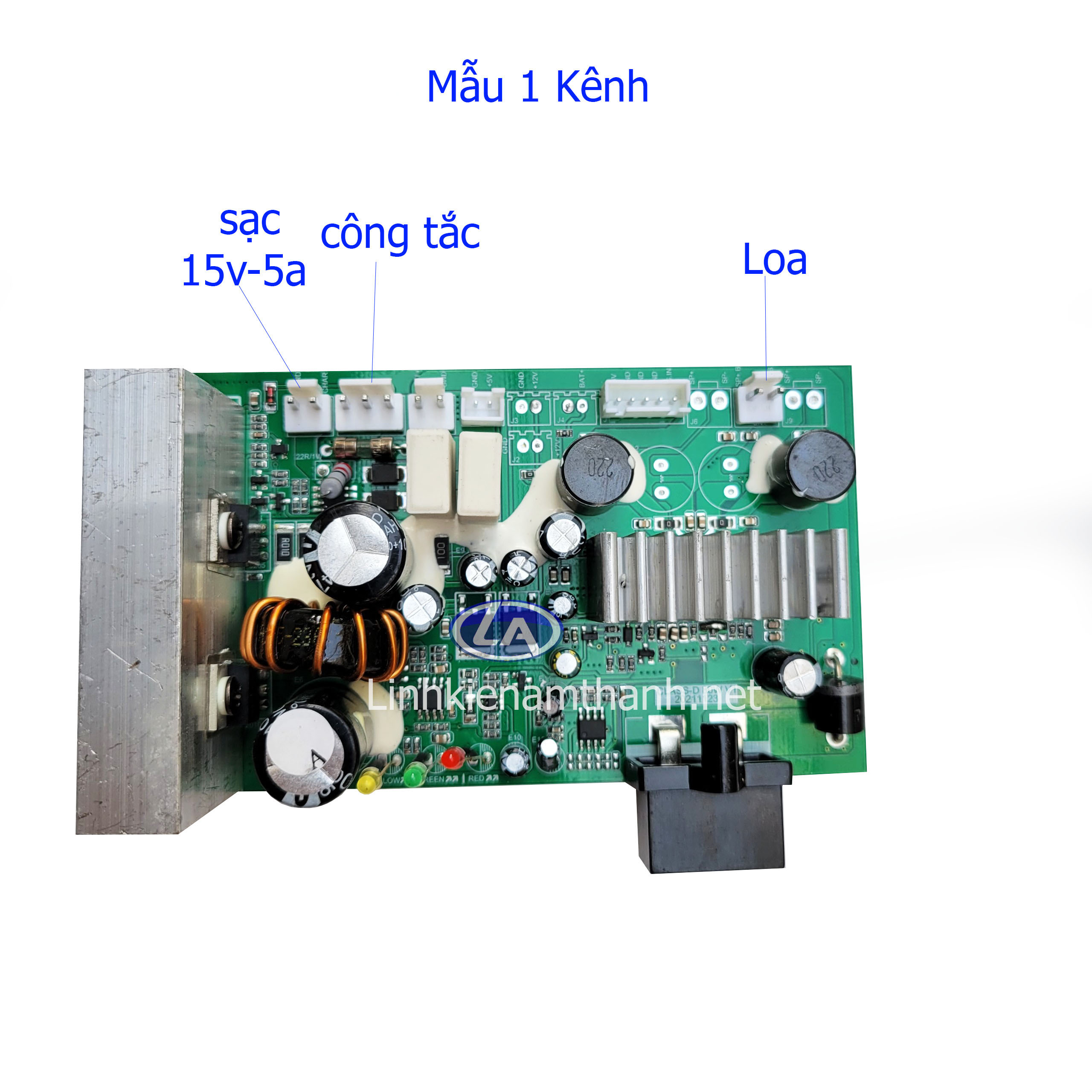 Mạch công suất loa kéo 12v 200w 1 loa 2 loa