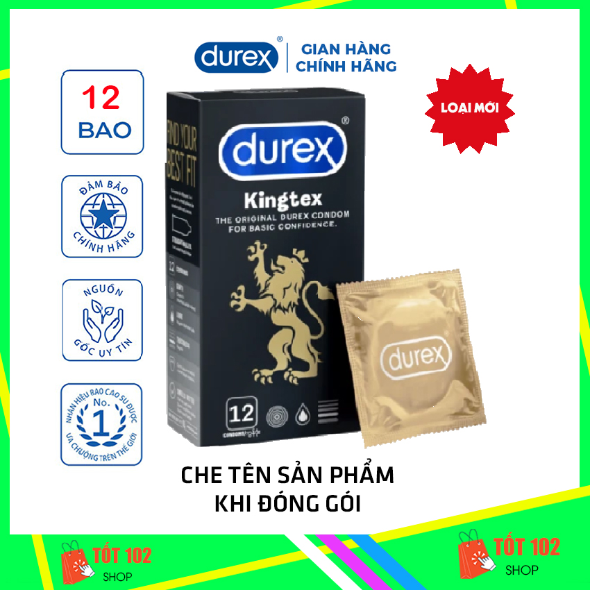 [DUREX CHÍNH HÃNG] Bao Cao Su Nam Durex DU14B Fetherlite Ultima Kingtex Jeans Naughty Performa Chocolate Sensual Strawberry Invisible Extra Pleasuremax Có Gai Vị Dâu Vị Chocolate Hộp 12 3 Chiếc Chính Hãng Giá Rẻ- SHOP TOT 102