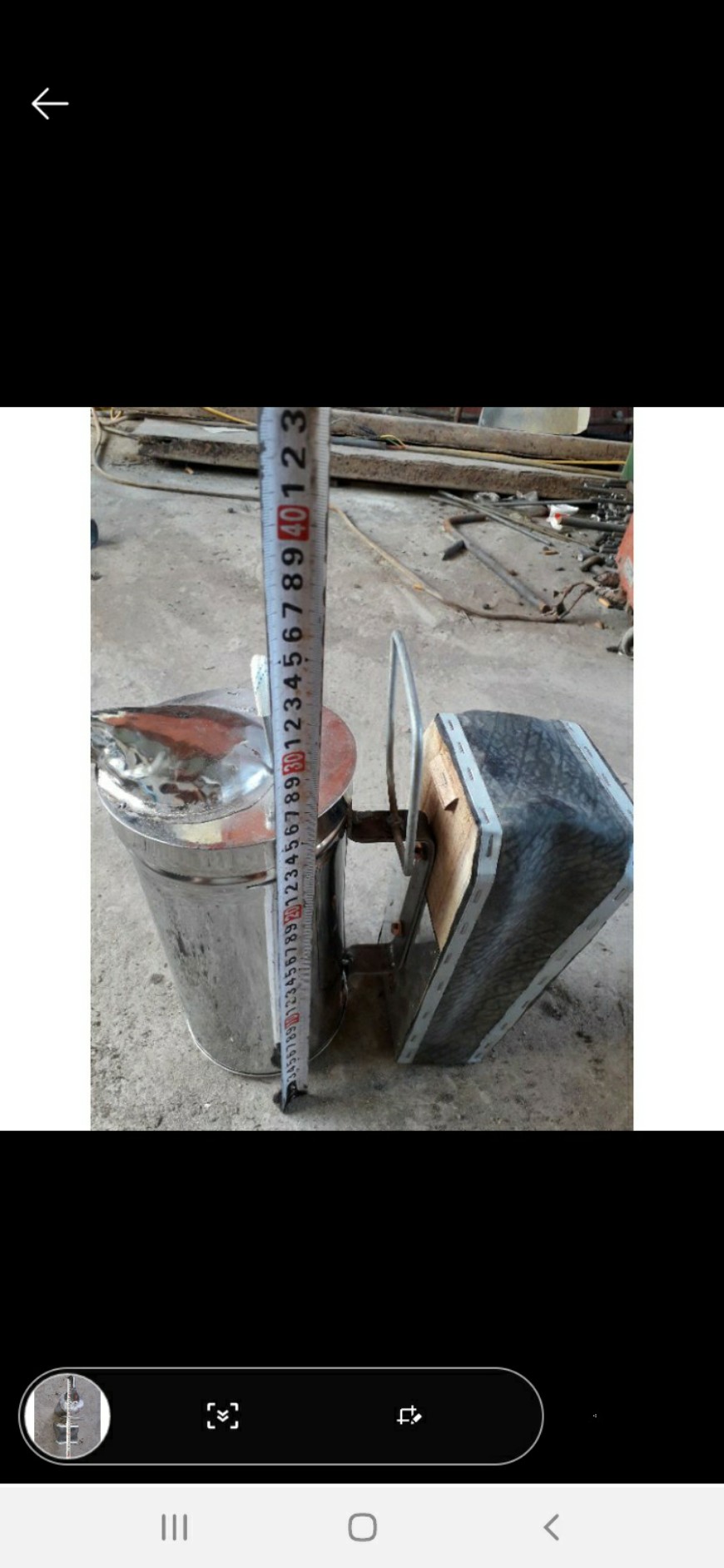 bình xịt khói đuổi ong loại to