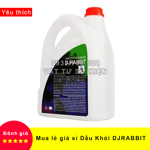 [HCM]Dầu Tạo Khói DJRABBIT 4.5 LIT Dung Dịch Đã Pha Sẵn