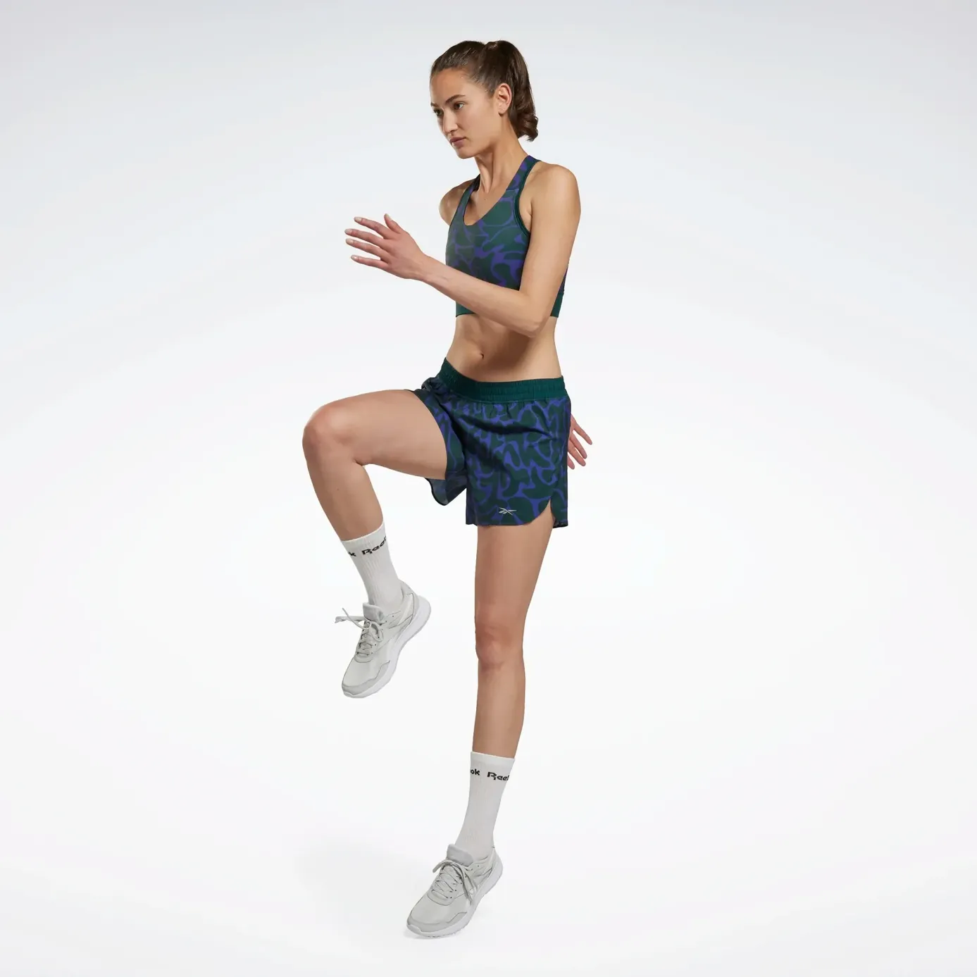 REEBOK QUẦN NỮ Running Short-AOP HK4762