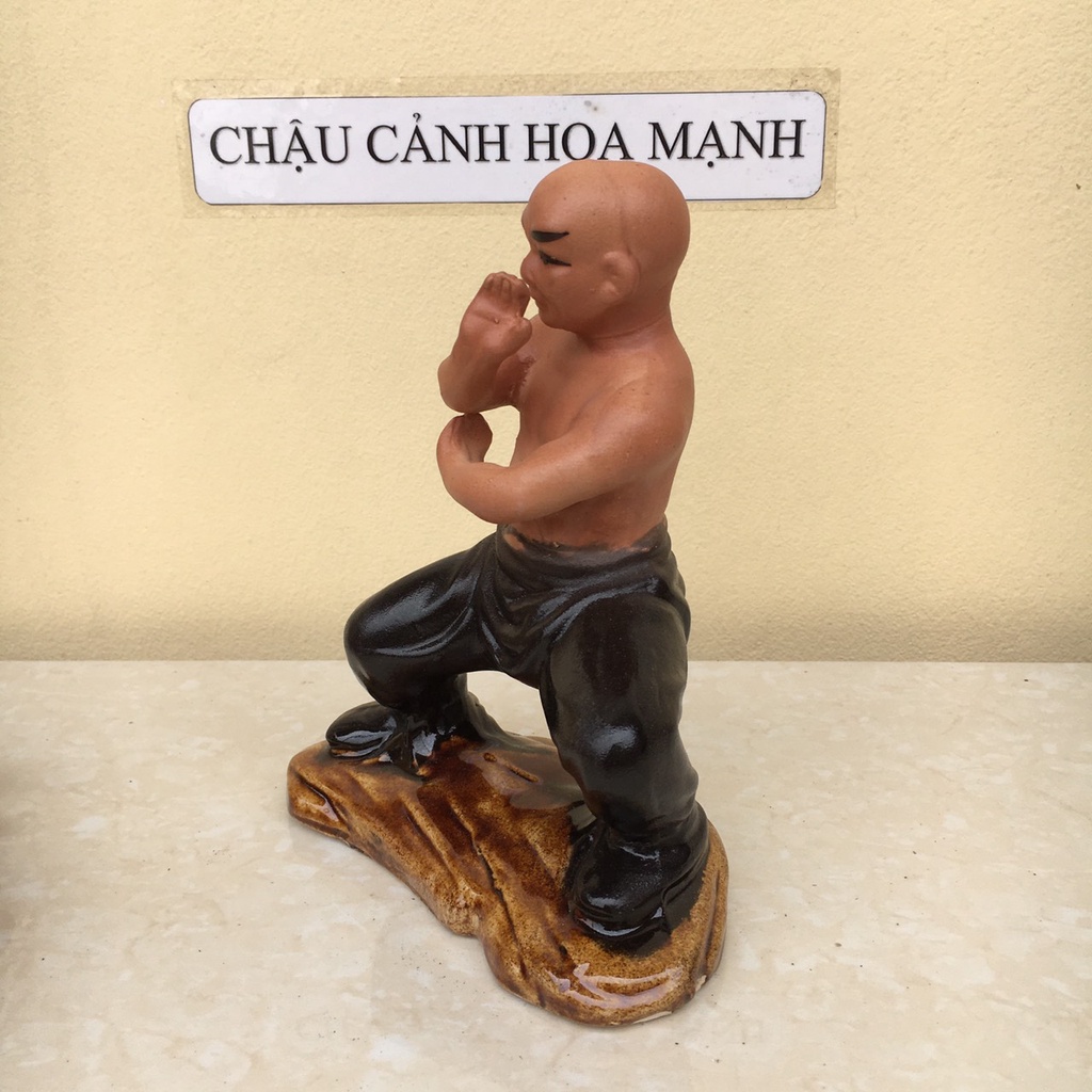 Tượng võ thiếu lâm ghép bonsai SP460