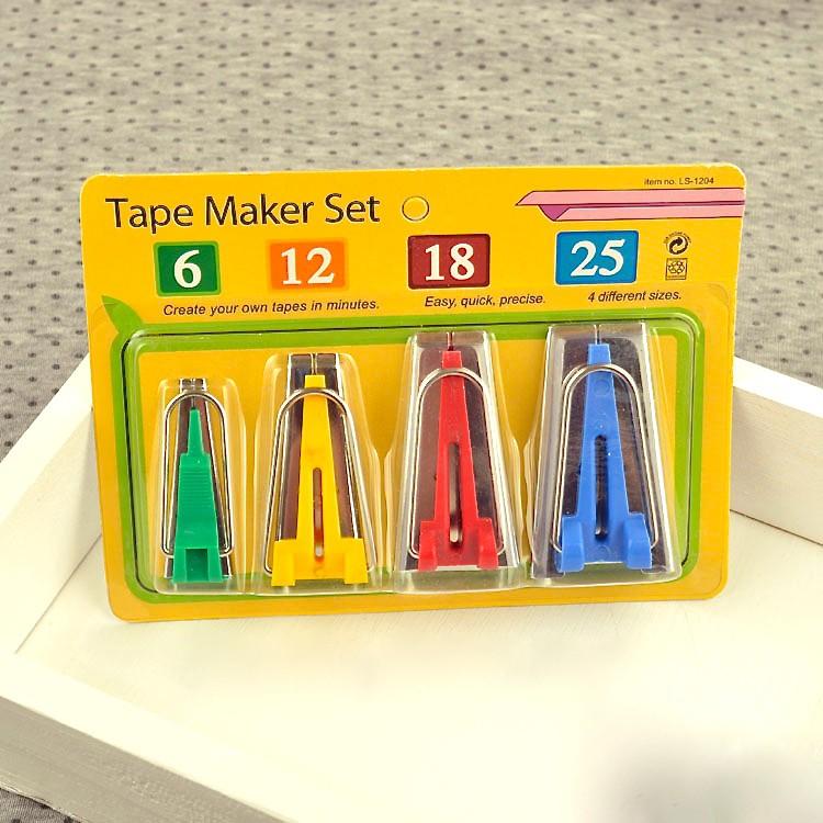 Bias Tape-bộ 4 (bộ dụng cụ làm nẹp viền vải)