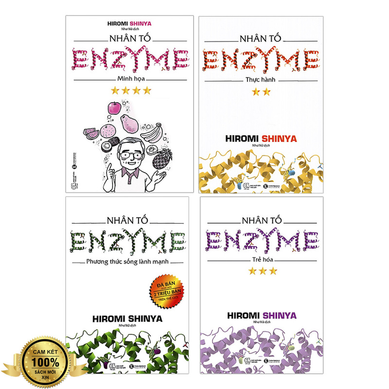 Nhân Tố Enzyme (Trọn Bộ 4 Cuốn) + Tặng Bookmark