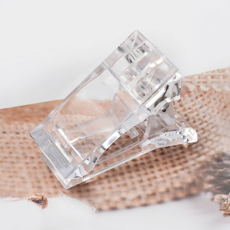 [HCM]Kẹp giữ móng úp gel gôm trong suốt