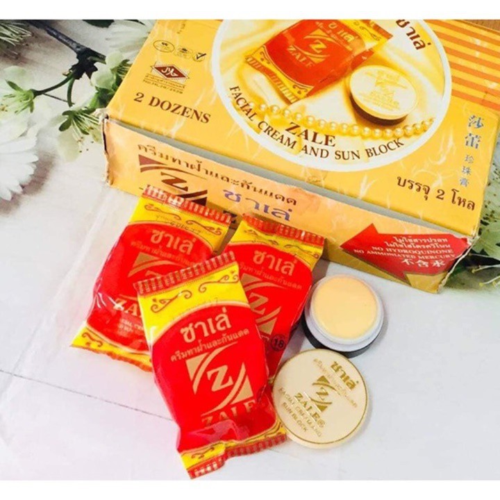 COMBO 5 HỘP KEM ZALE THÁI LAN - MÀU VÀNG