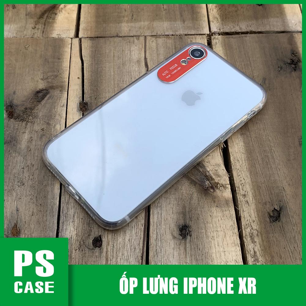 Ốp lưng bảo vệ camera dành cho iPhone XR - màu đỏ - PS Case Phân Phối