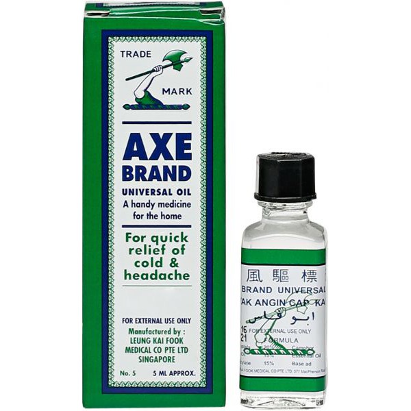 Dầu Gió Trắng Hiệu Cây Búa AXE Brand 5ml