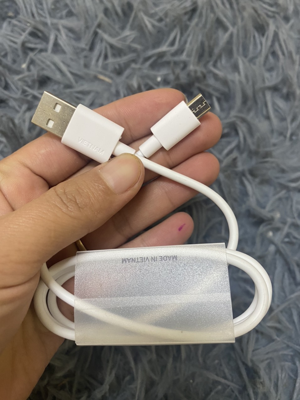 dây sạc, cáp sạc samsung Micro USB chính hãng BH 12 tháng