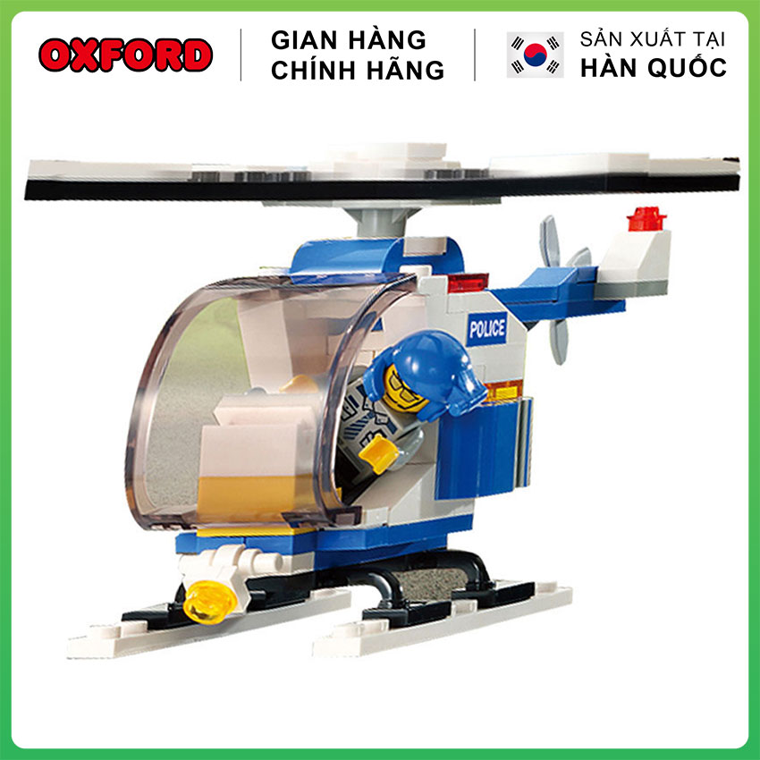 Đồ chơi lắp ráp xếp hình trực thăng Oxford ST33331 - Chính hãng Hàn Quốc - 104 mảnh ghép nhựa ABS cao cấp, dành cho bé 8T trở lên