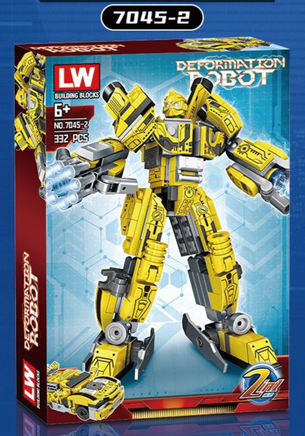 Bộ đồ chơi xếp hình robot transformer optimus - lắp ráp robot optimus