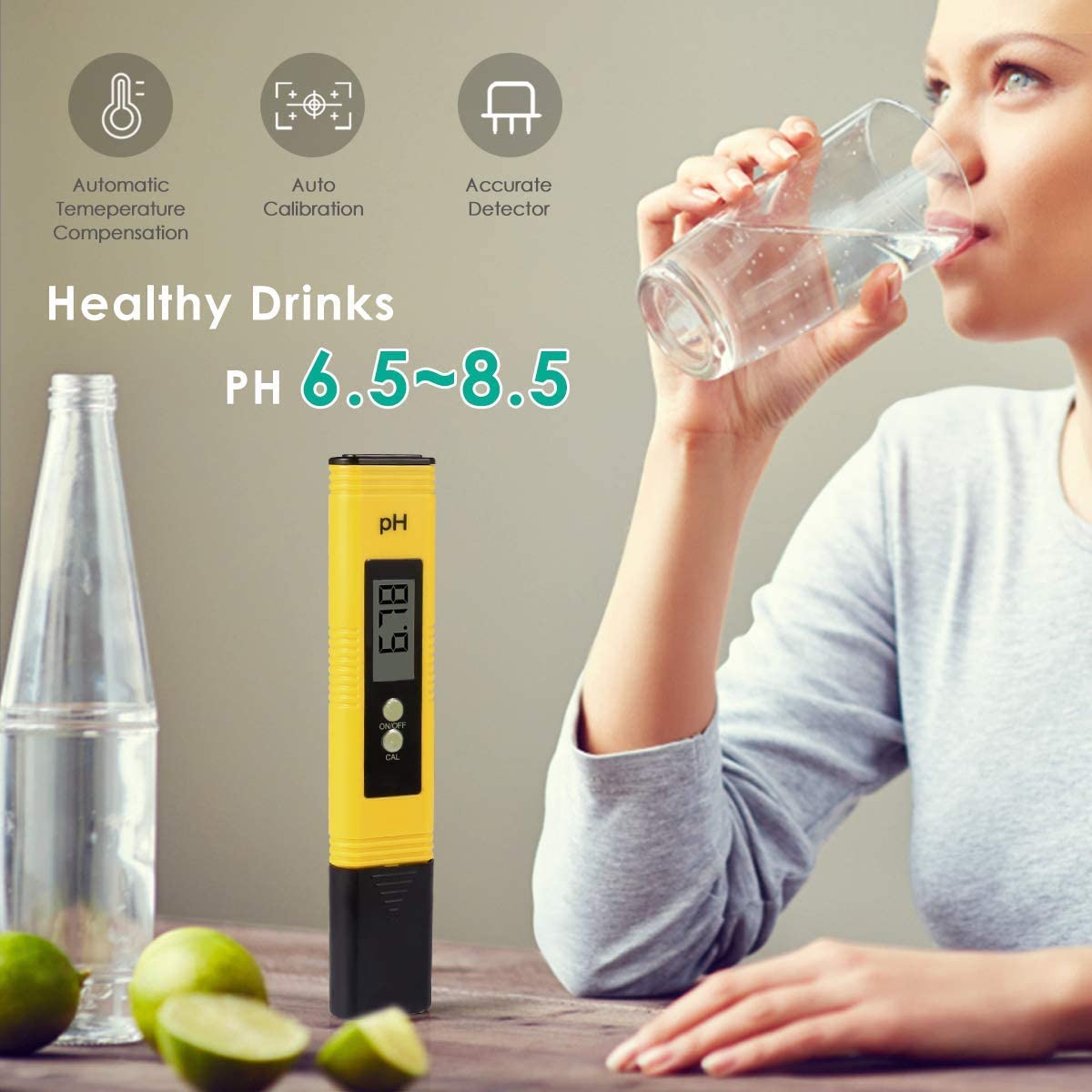 Bút Test PH Của Nước PH-02 - Máy Đo PH Nước Hồ Cá Cảnh
