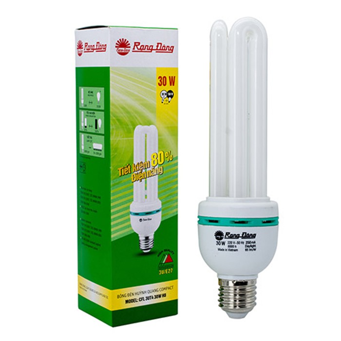 Bóng Đèn Compact Rạng Đông Đủ Cỡ Đui Xoáy Cao Cấp