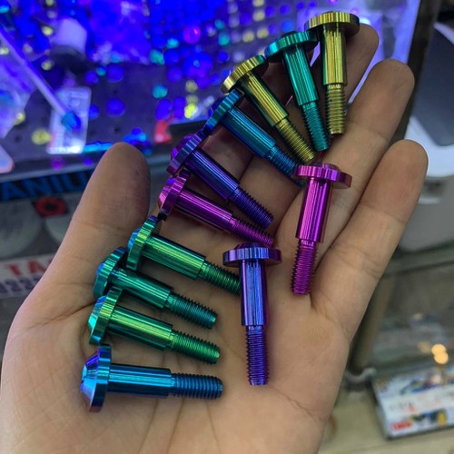 Ốc tay thắng titan GR5 gắn XE SÔ SI, WARE, EX , WIN , SATRIA ốc titan gr5 6li32 bắt tay thắng xe máy - Vincecal BD