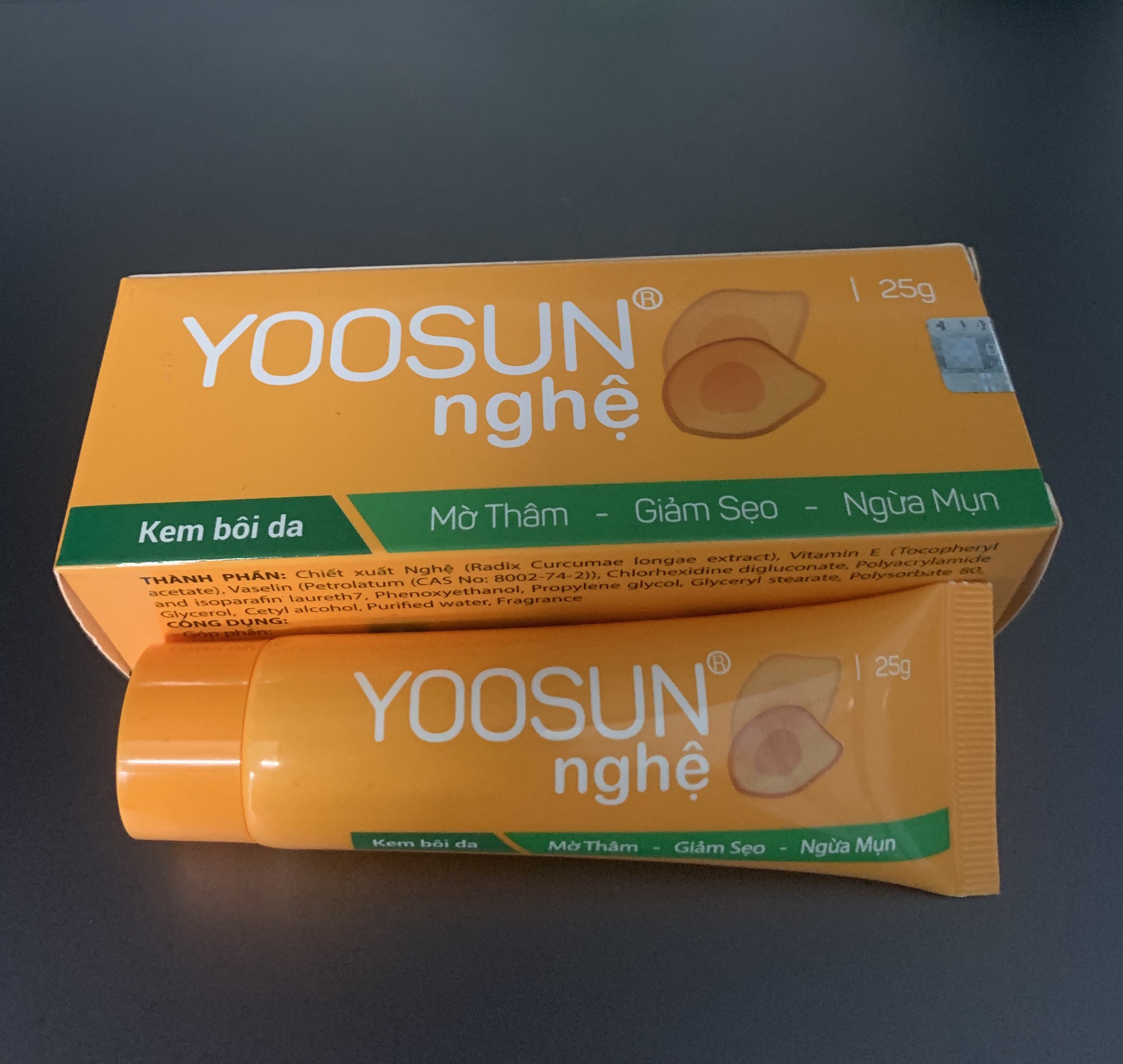 Kem dưỡng da tinh chất nghệ YOOSUN dịu da, ngừa sẹo, ngăn ngừa mụn, xóa thâm 25g 1 tuýp