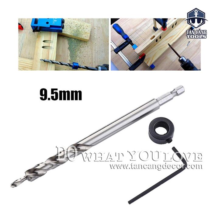 Mũi Khoan Chéo 9.5 mm Chuôi Lục Giác
