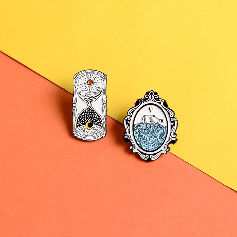 Ocean Brooch Enamel Pins Kacket Badge - GC011