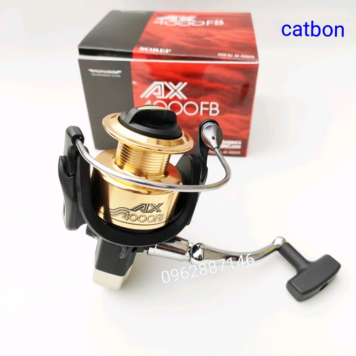 Máy câu cá ax soref 4000 malaysia loại 1 x1