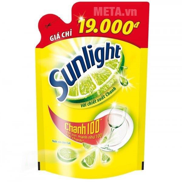 Nước rửa chén Sunlight chanh túi 750ml
