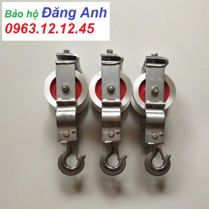 Puly kéo dây điện , Puly sắt 120x60mm