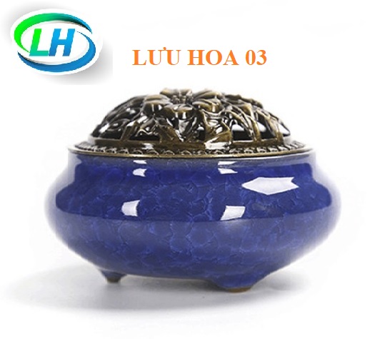 Lư xông trầm, Lư đốt trầm Men Rạn Ngọc Cao Cấp