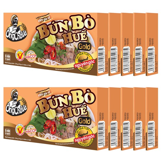 Combo 12 hộp Bún Bò Huế Ông Chà Và