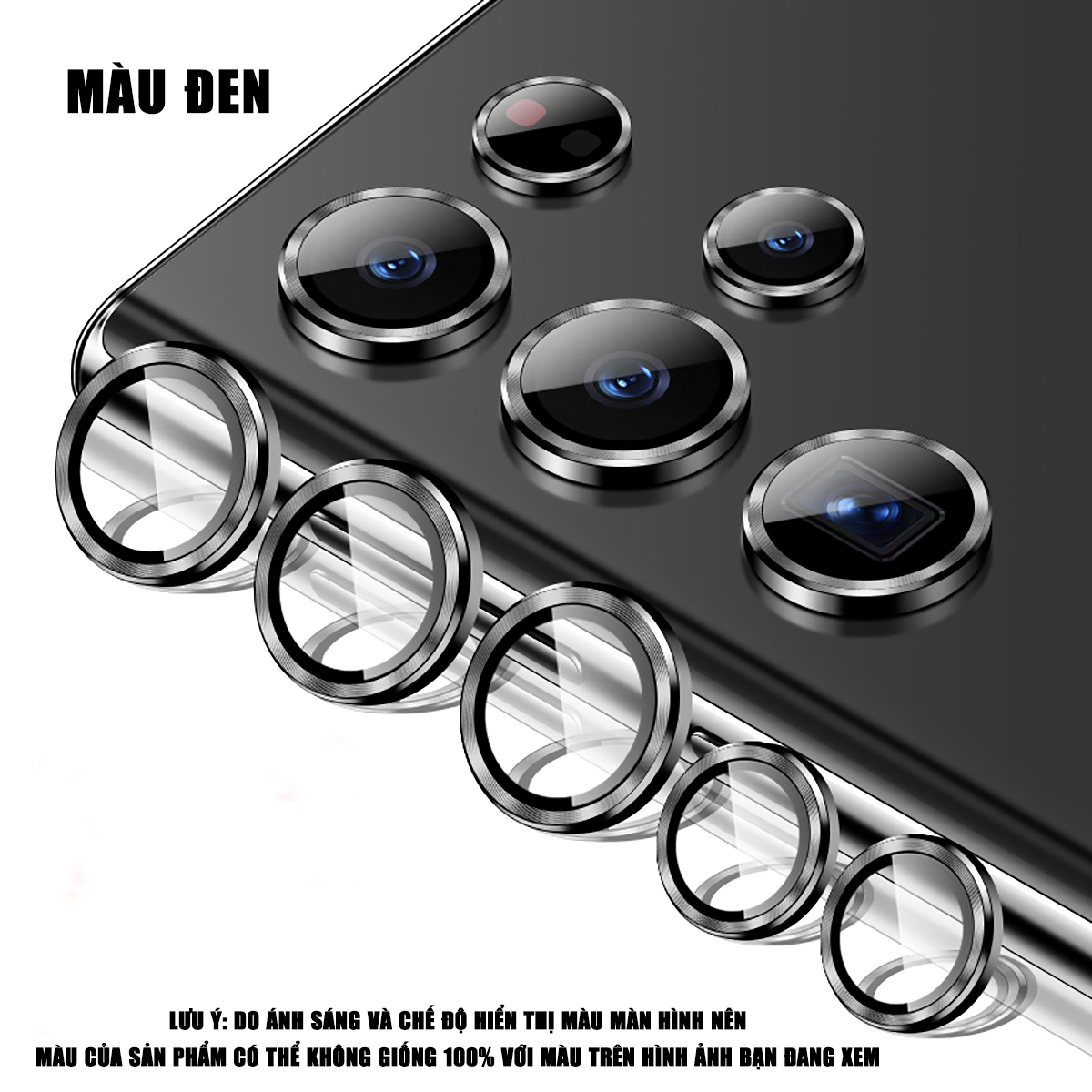 Dán mắt camera Samsung S23 Ultra - Dán camera Samsung Galaxy S23 Ultra có kính cường lực