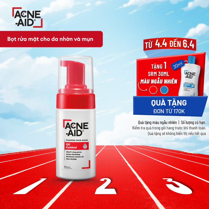 Acne Aid Foaming Face Wash Oil Control 100ml