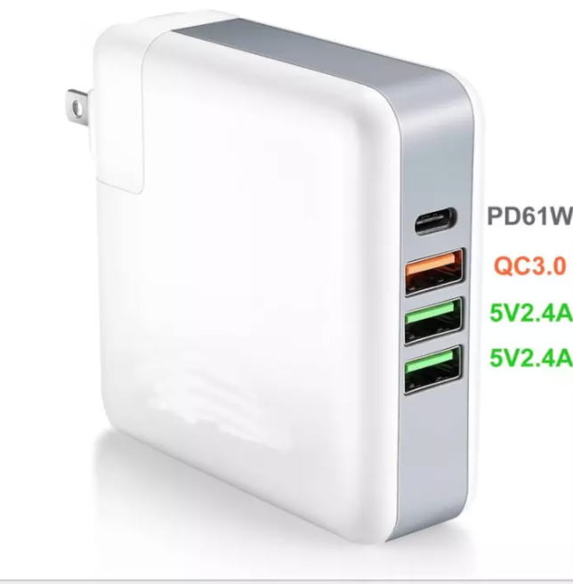 Smart Store - Sạc Đa Cổng Macbook 61W Multi-cổng sạc PD Type-C QC3.0 (Đạt chuẩn CE, RoHS)