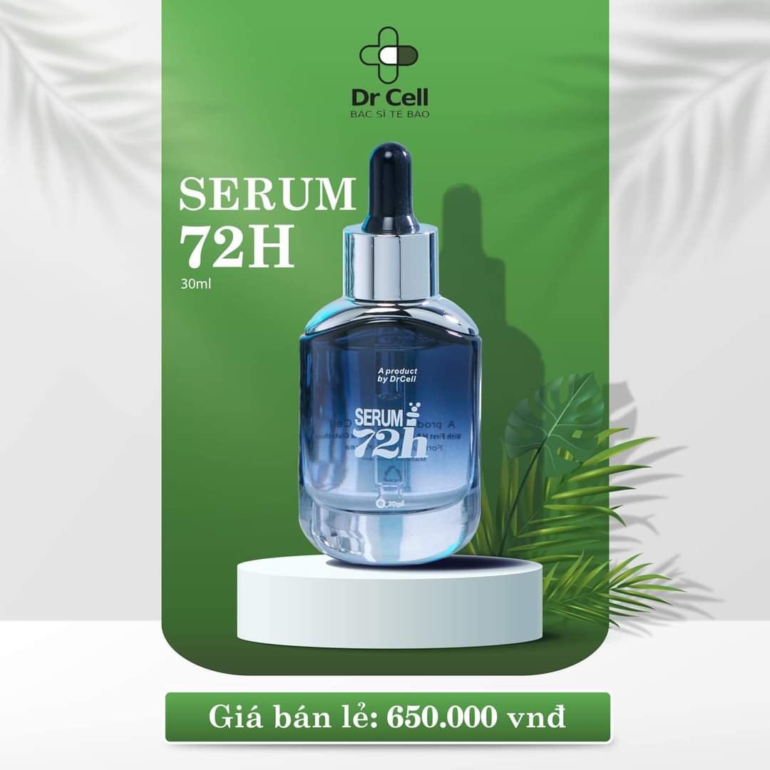 Serum 72h dr cell - serum trắng da căng bóng