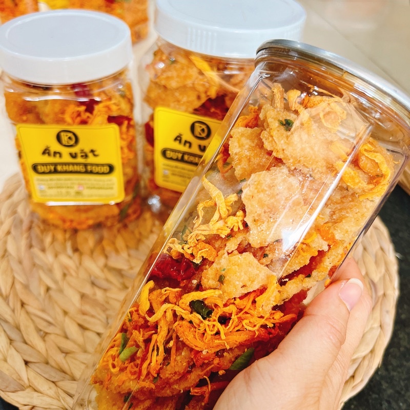 Cơm cháy chiên mắm lắc khô gà lá chanh 300g, 350gr,500gr